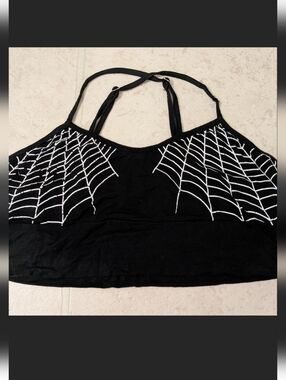 Banned Alternative DEADLY NIGHTS CROPPED TOP